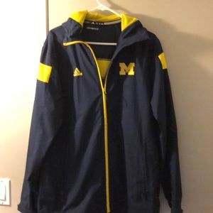 Adidas University of Michigan windbreaker